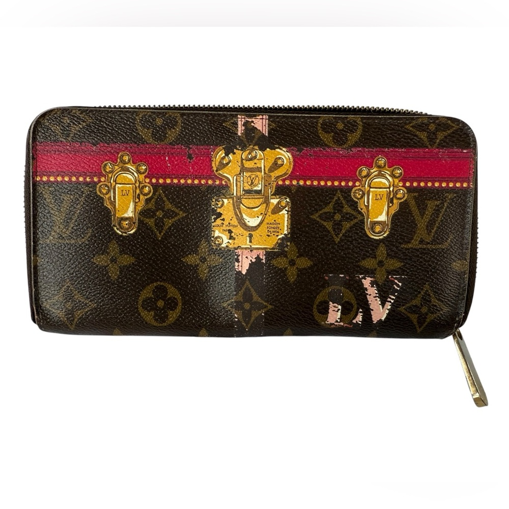 Louis Vuitton Monogram Summer Trunks Zippy Wallet
